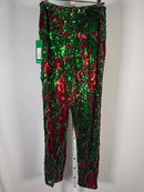 NWT Tipsy Elves Red & Green Reversible Sequin High Waisted Leggings Size Small
