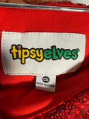 NWT Tipsy Elves Red Sequin Skirt Size XXL