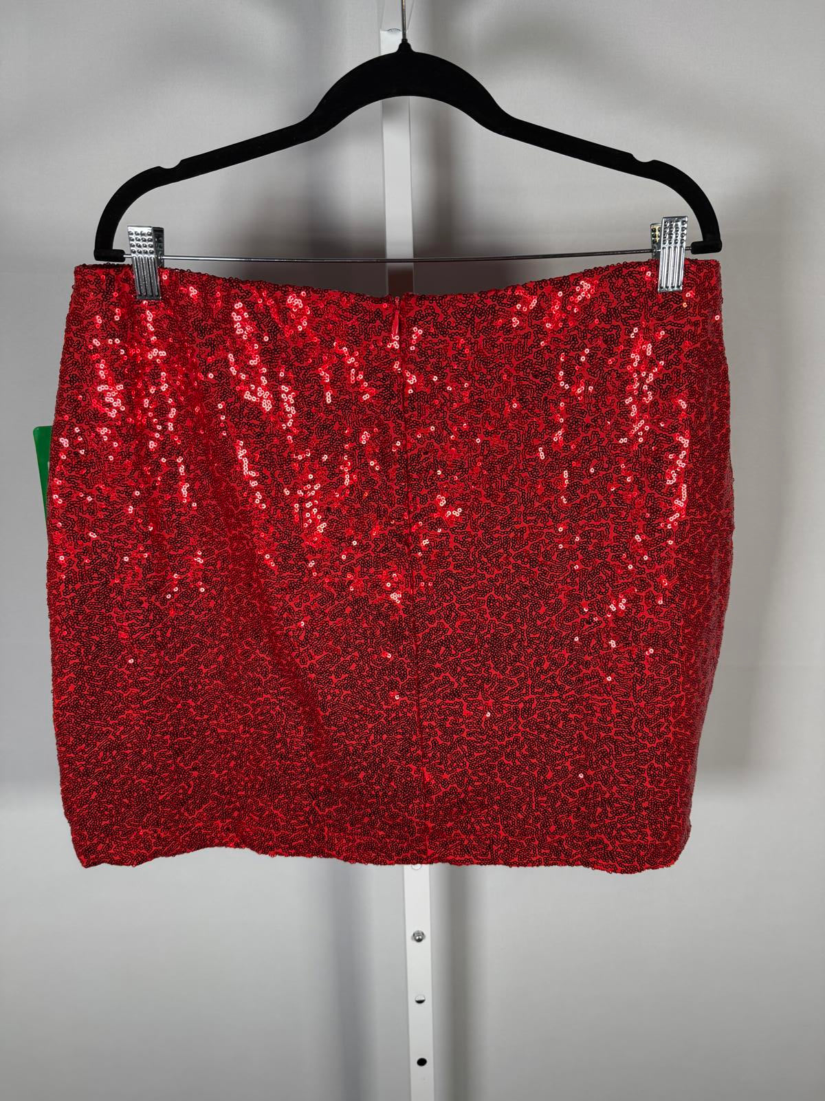 NWT Tipsy Elves Red Sequin Skirt Size XXL