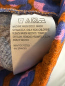 NWT IMAN Global Chic Orange Purple Animal Print Pants Medium
