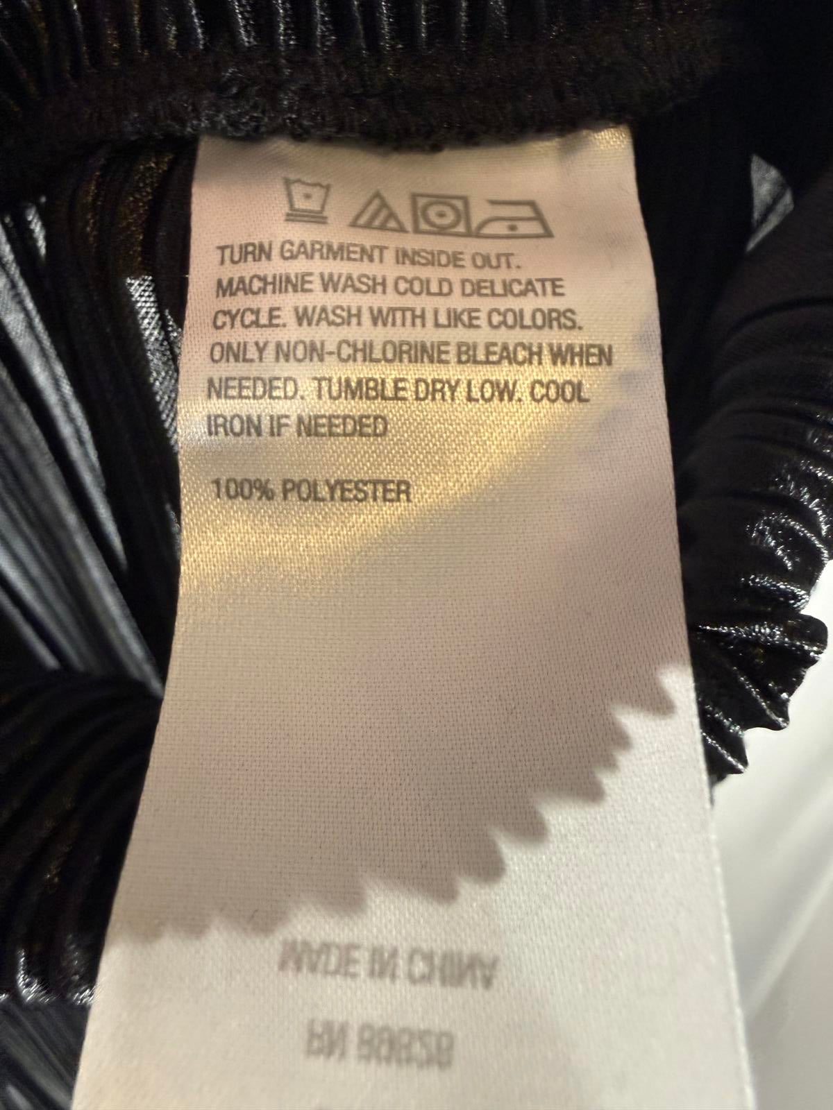G By Giuliana Black Label Black Pleated Pants Size Medium