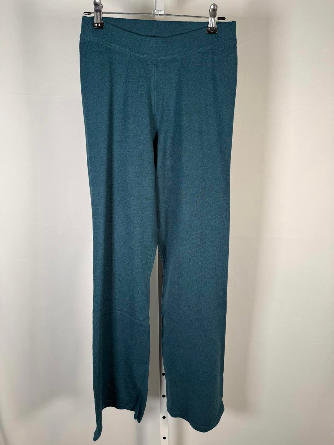 WynneLayers Women’s Teal Pull-On Knit Straight Leg Pants Size XXS