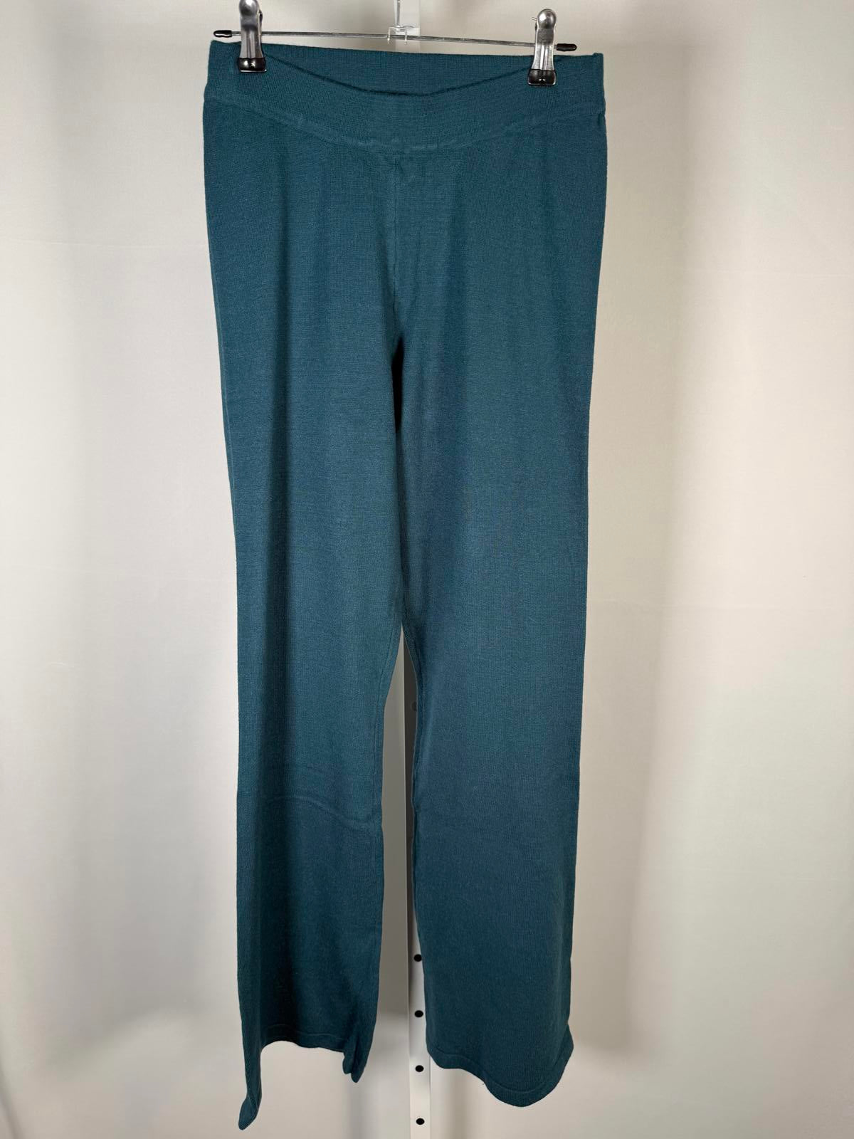 WynneLayers Women’s Teal Pull-On Knit Straight Leg Pants Size XXS