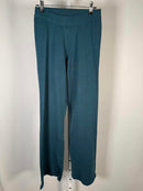 WynneLayers Women’s Teal Pull-On Knit Straight Leg Pants Size XXS