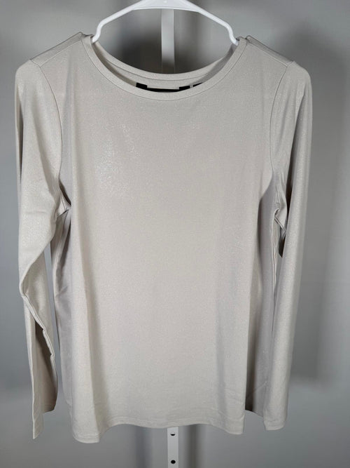 NWT Colleen Lopez Women’s Ivory Long Sleeve Top Medium