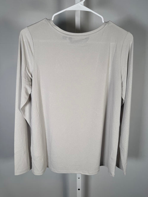 Colleen Lopez Women’s Ivory Long Sleeve Top Medium