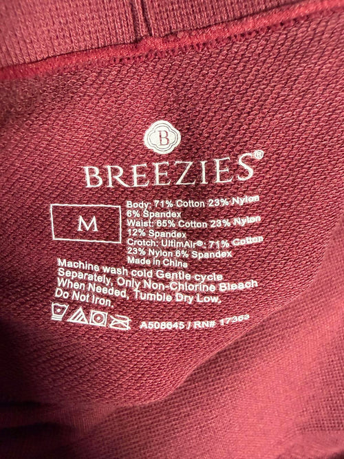 Breezies Women’s Leggings 24” Inseam Stretch Comfort Size Medium