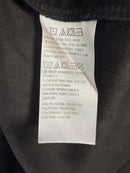 Susan Graver Faux Suede V-Neck Fit & Flare 3/4 Sleeve Top Black Size 2X