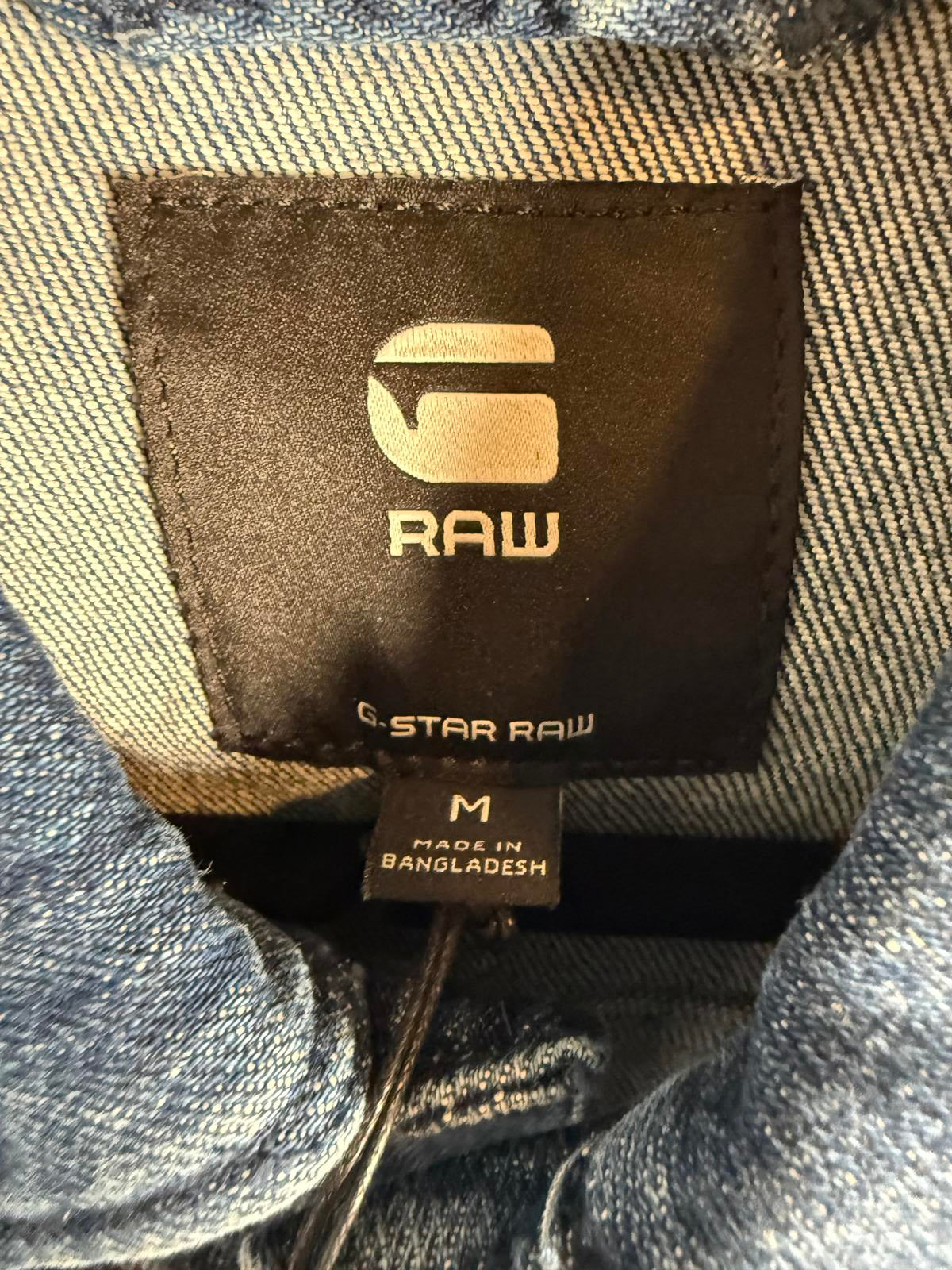 NWT G-Star RAW Arc 3D Denim Jacket Women’s Faded Santorini Stretch - Size Medium