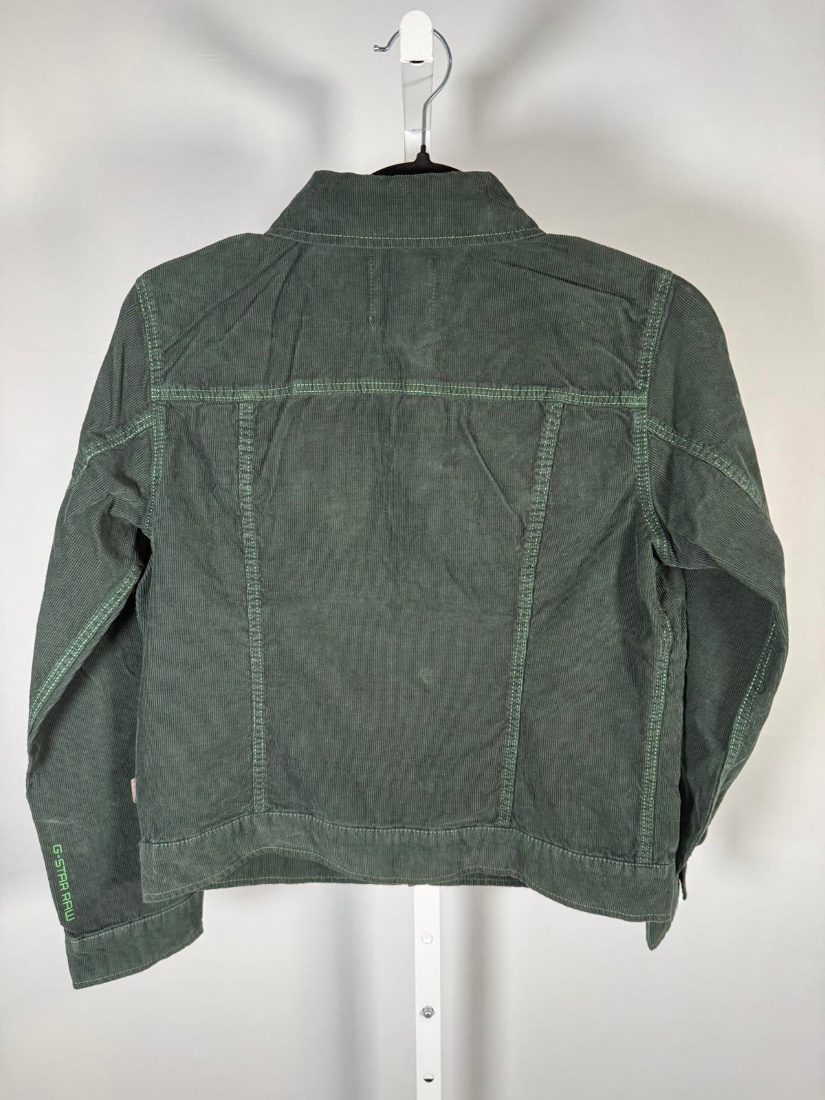 NWT G-Star Raw Arc 3D Corduroy Jacket LAUB GD Green Size XS