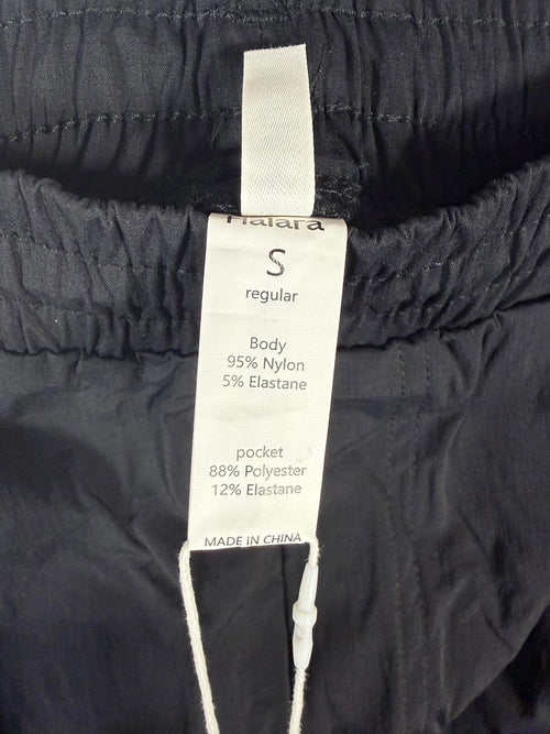 NWT Halara Black Cargo Skirt Elastic Waist Pockets Size Small
