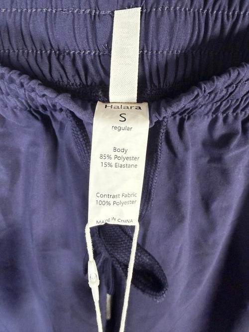 NWT Halara Blue Athletic Jogger Pants Mesh Side Panels Size Small