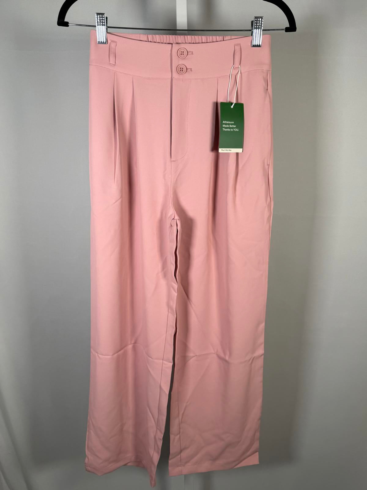 NWT Halara Flex™ High Waisted Shirred Straight Leg Work Pants Size XS Petite
