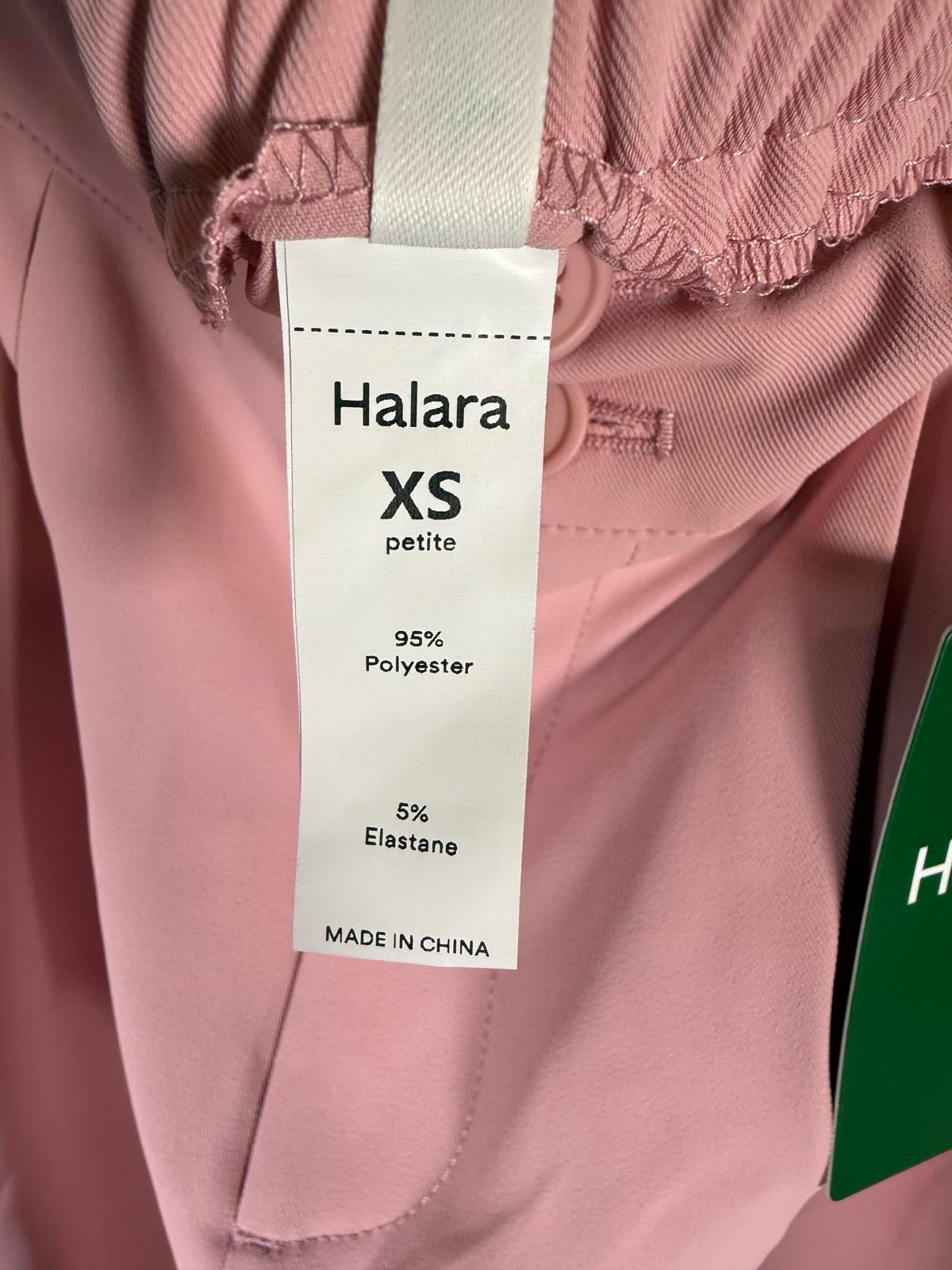 NWT Halara Flex™ High Waisted Shirred Straight Leg Work Pants Size XS Petite