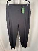 NWT Halara High Waisted Cuffed Jogger Sweatpants Black Size XL