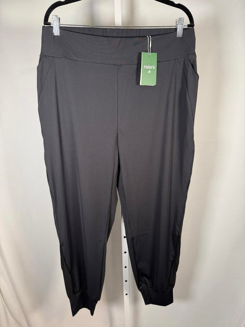 NWT Halara High Waisted Cuffed Jogger Sweatpants Black Size XL