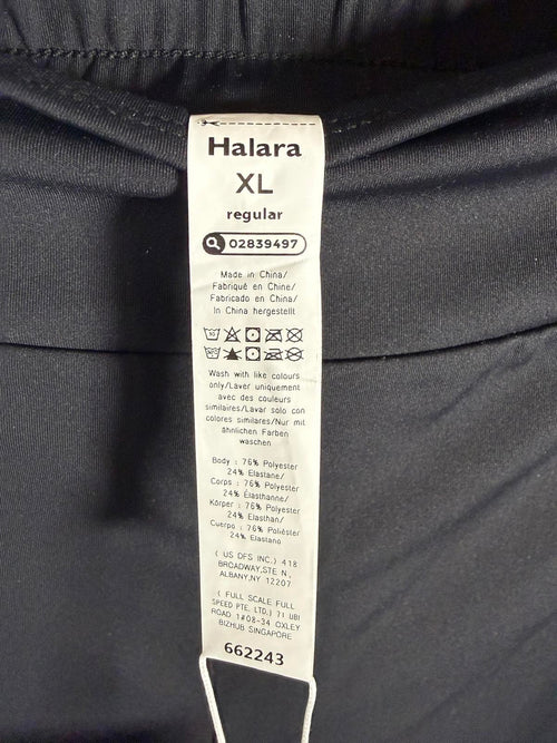 NWT Halara High Waisted Cuffed Jogger Sweatpants Black Size XL
