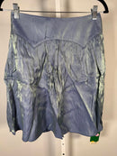 NWT Halara Blue Iridescent Mini Skirt Shimmer Flowy Size Small