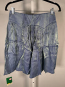 NWT Halara Blue Iridescent Mini Skirt Shimmer Flowy Size Small
