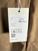 NWT Halara Tan High Rise Button Accent Shorts Women’s Size Large