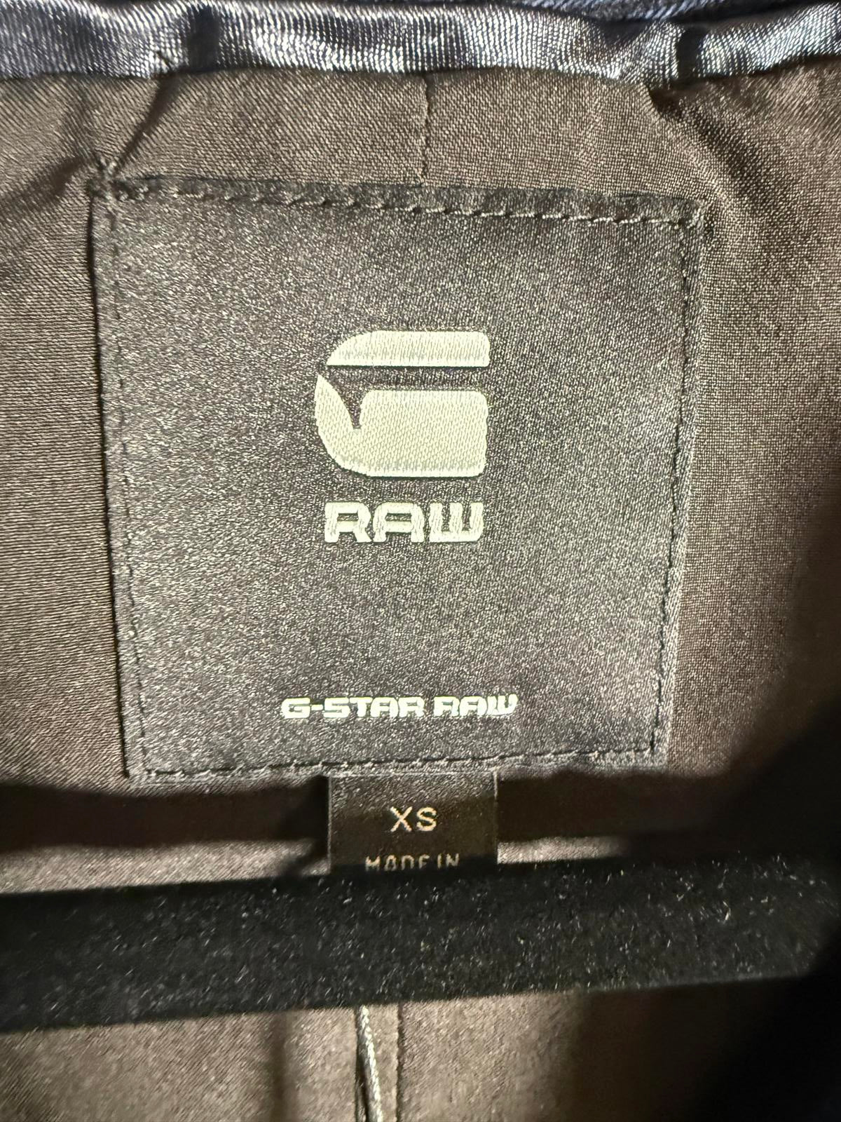 NWT G-Star Raw Denim Waistcoat Rinsed Indigo Cavalry Vest Size XS