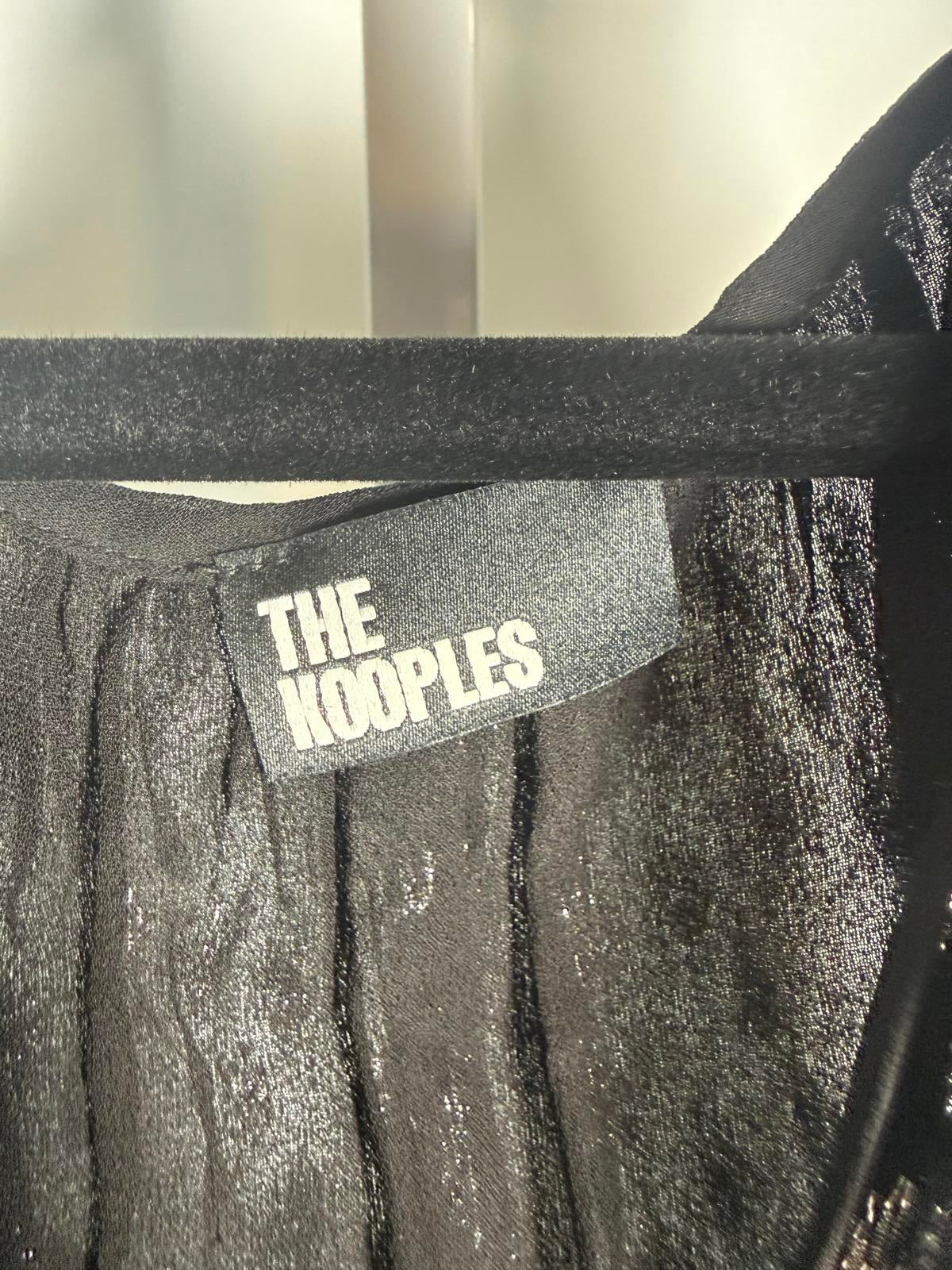 The Kooples Sparkling Leopard Print Belted Mini Dress US XS NWT