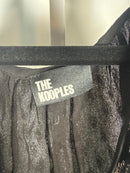 The Kooples Sparkling Leopard Print Belted Mini Dress US XS NWT