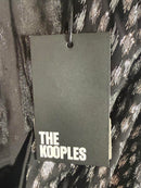 The Kooples Sparkling Leopard Print Belted Mini Dress US XS NWT