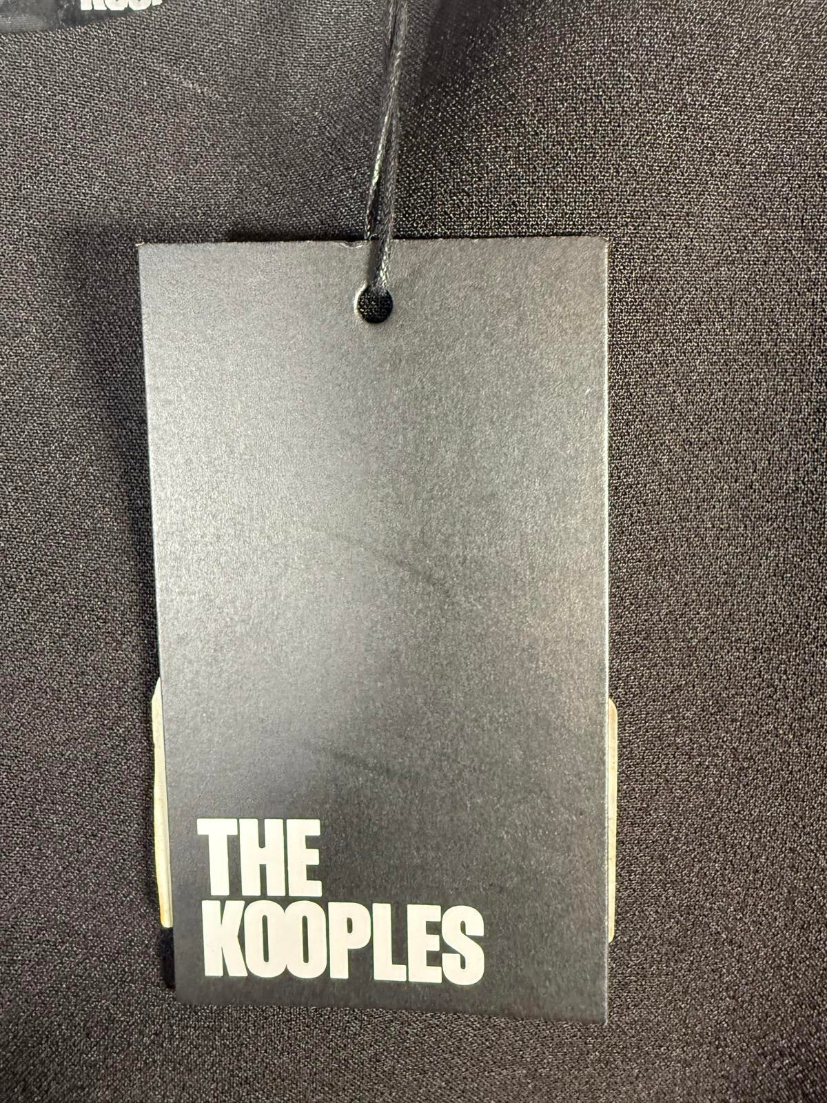The Kooples Short Black Open Back Mini Dress US Small NWT