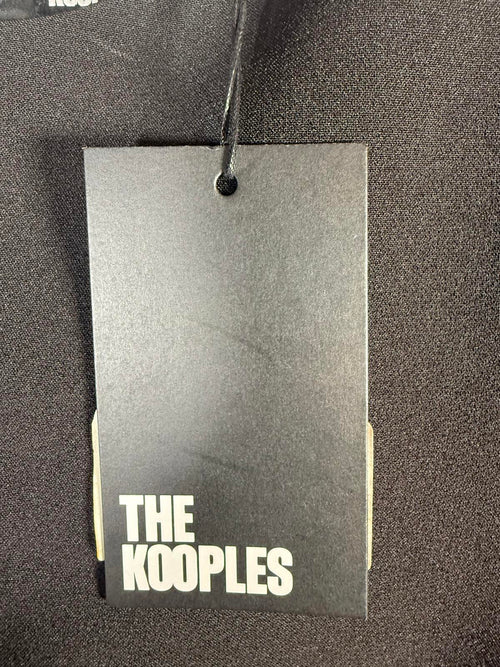 The Kooples Short Black Open Back Mini Dress US Small NWT