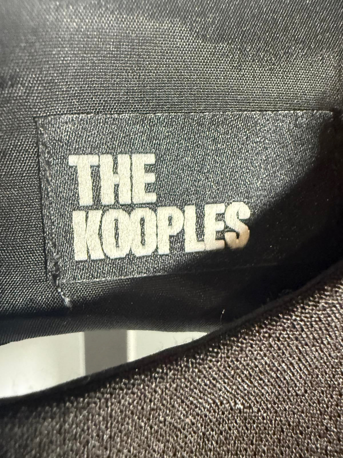 The Kooples Short Black Open Back Mini Dress US Small NWT