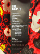 The Kooples Red Floral Print Viscose Dress US Small MSRP $385 NWT