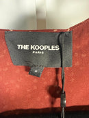 The Kooples Moon Dots Viscose Silk Blend Wrap Dress US XS NWT $465 MRSP