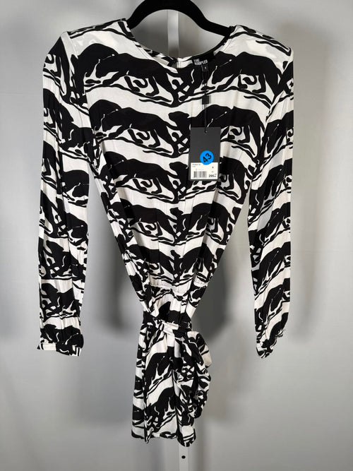The Kooples Wild Panther Print Viscose Dress US XS NWT