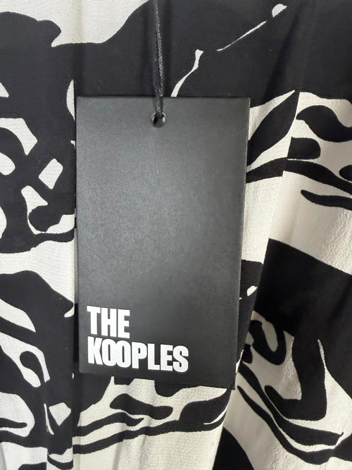 The Kooples Wild Panther Print Viscose Dress US XS NWT