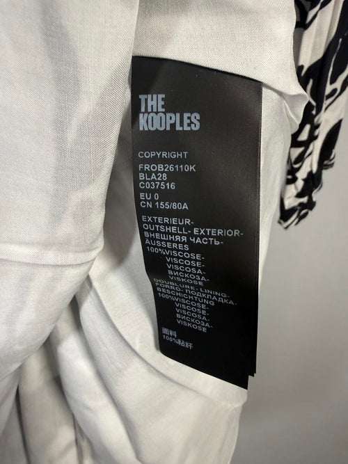 The Kooples Wild Panther Print Viscose Dress US XS NWT