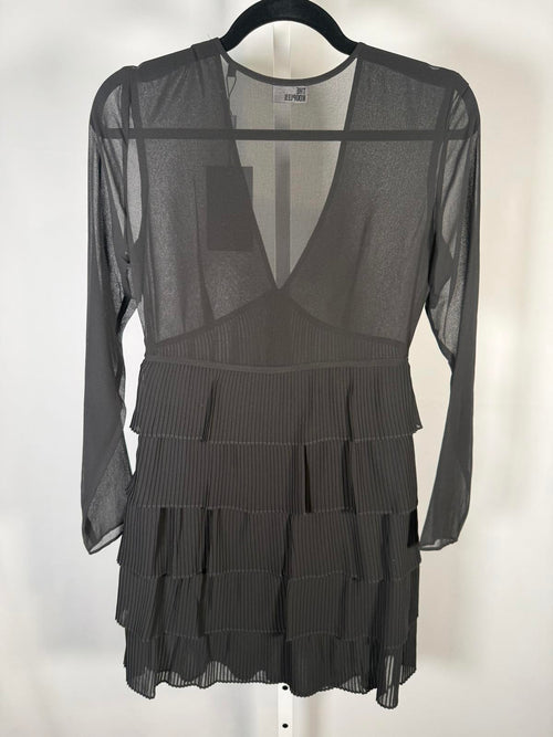 The Kooples Pleated Tiered Mini Dress US XS NWT $385 MRSP