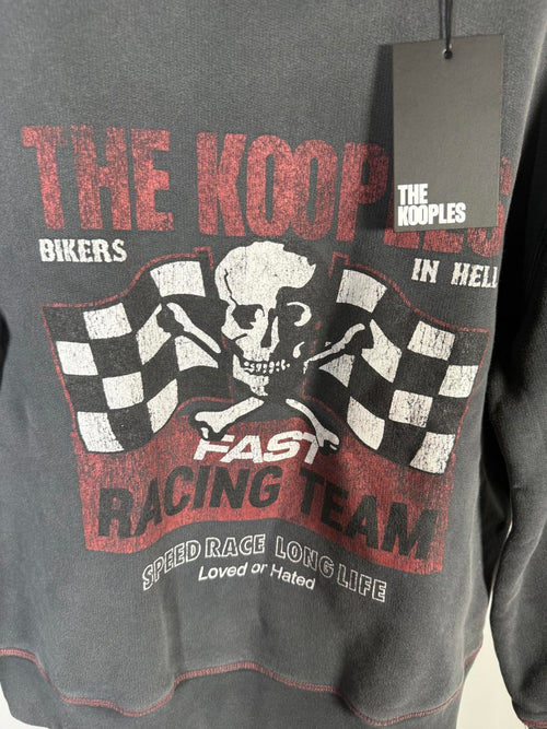 The Kooples Racing Team Graphic Sweatshirt US Size Small NWT