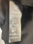 The Kooples Black Textured Mini Dress Long Sleeve 100% Viscose Size US XS NWT