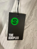 The Kooples Embroidered Eyelet V-Neck Mini Dress US Small NWT $460 MRSP