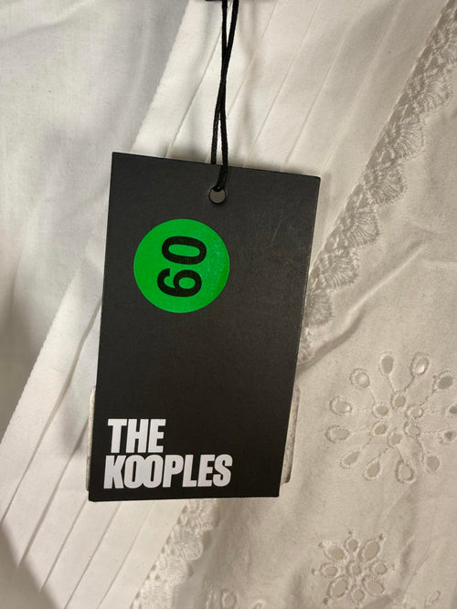 The Kooples Embroidered Eyelet V-Neck Mini Dress US Small NWT $460 MRSP