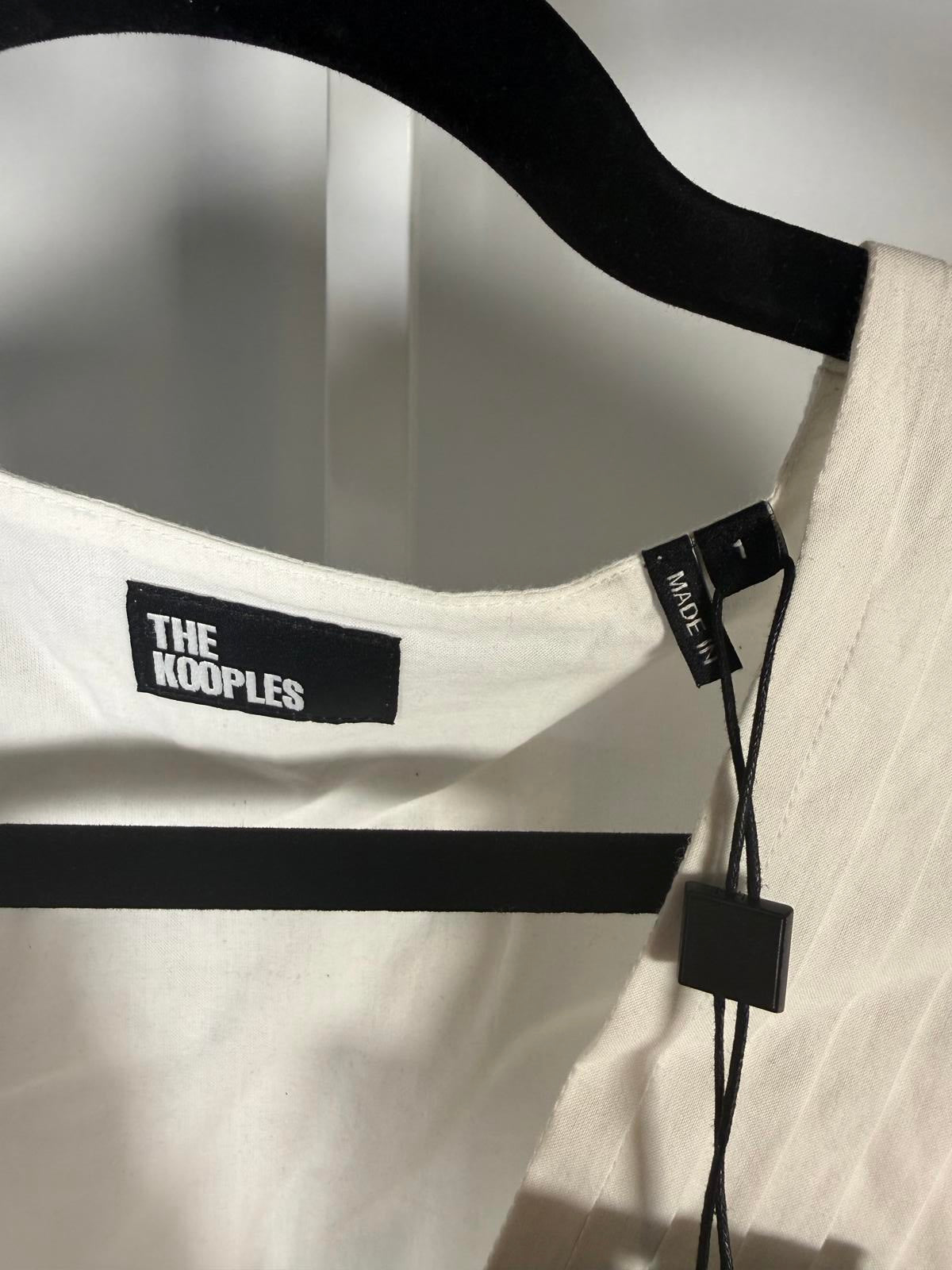 The Kooples Embroidered Eyelet V-Neck Mini Dress US Small NWT $460 MRSP
