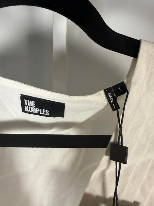 The Kooples Embroidered Eyelet V-Neck Mini Dress US Small NWT $460 MRSP