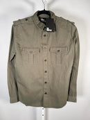 The Kooples Khaki Officer Style Shirt Jacket Men’s Size Small NWT MRSP $395