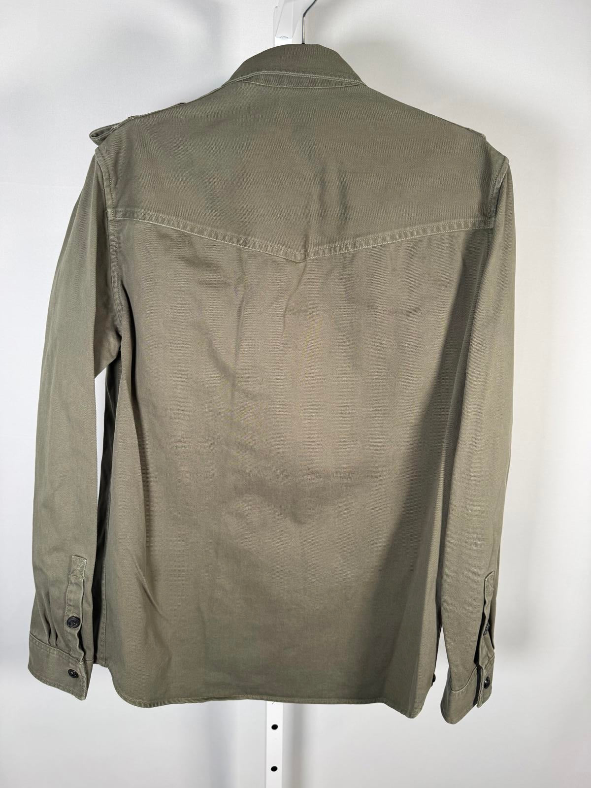 The Kooples Khaki Officer Style Shirt Jacket Men’s Size Small NWT MRSP $395