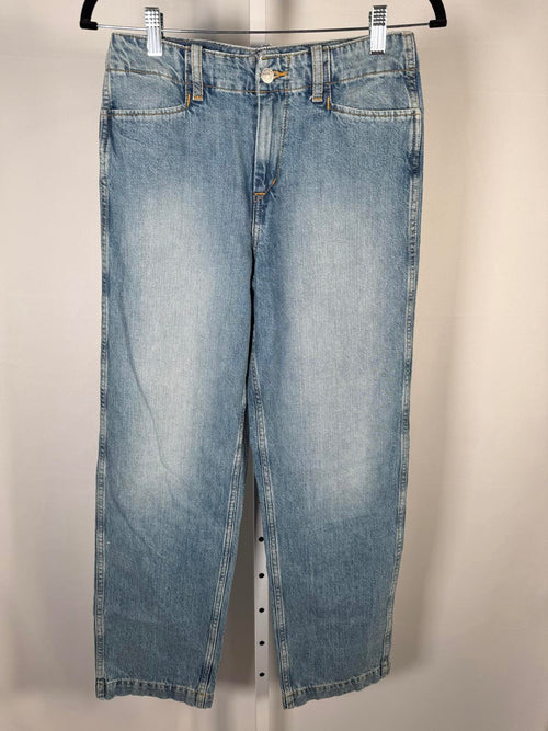 Re/Done The Slacker High Waist Wide Leg Jeans Size 23 NWT 29.5' inseam