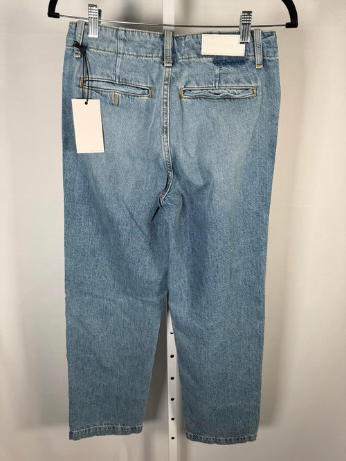 Re/Done The Slacker High Waist Wide Leg Jeans Size 23 NWT 29.5' inseam