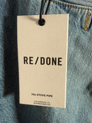 Re/Done The Slacker High Waist Wide Leg Jeans Size 23 NWT 29.5' inseam
