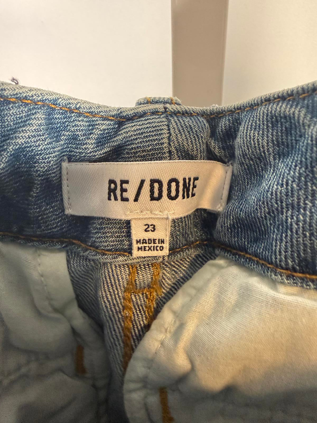 Re/Done The Slacker High Waist Wide Leg Jeans Size 23 NWT 29.5' inseam