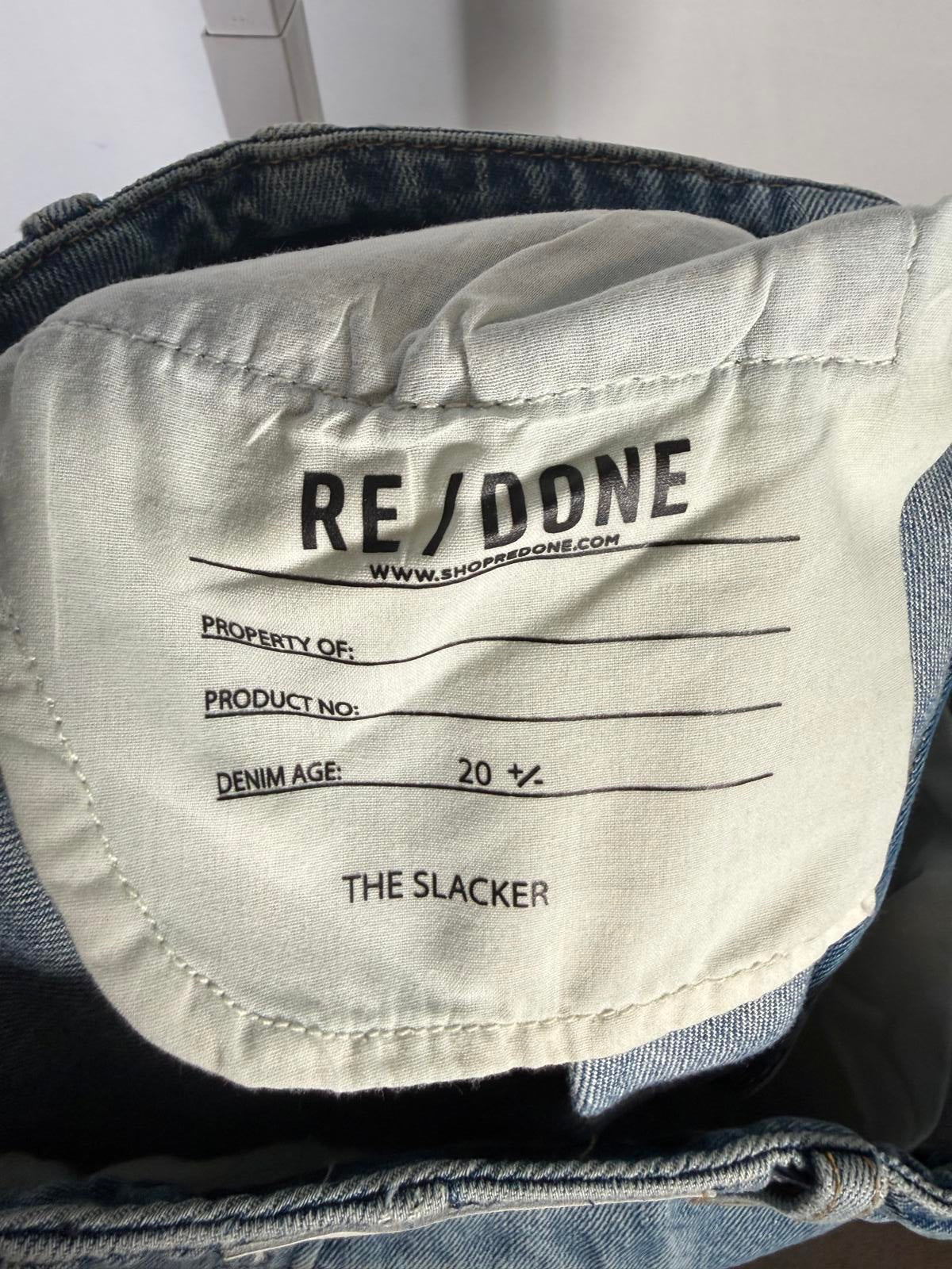 Re/Done The Slacker High Waist Wide Leg Jeans Size 23 NWT 29.5' inseam